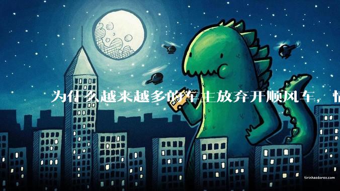 为什么越来越多的车主放弃开顺风车，情愿一个人独自开车？